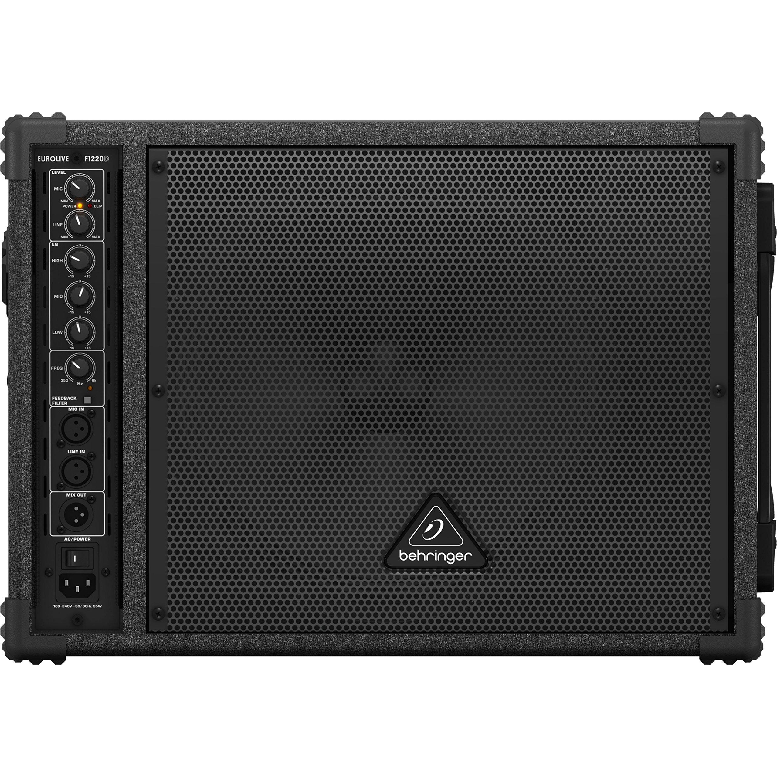 Amazon.com: Behringer EUROLIVE F1220D Bi-Amped 250 Watt Monitor